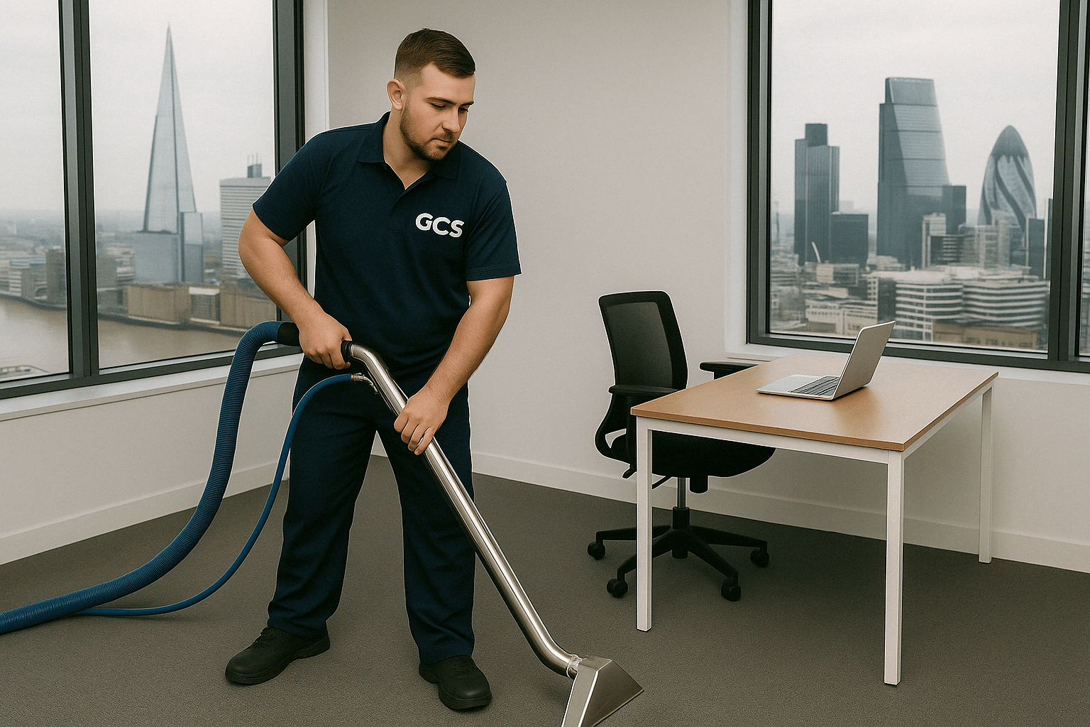 Carpet cleaning in London office